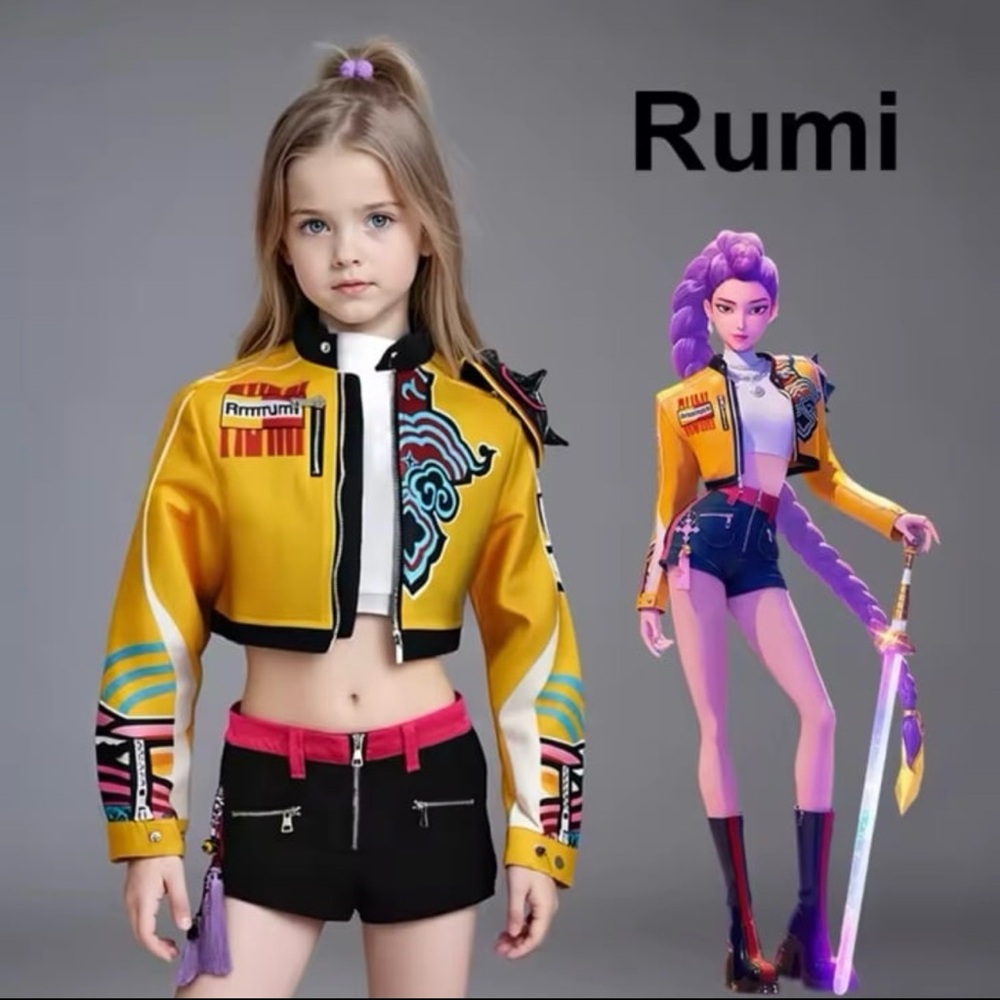 Demon Hunters Rumi costume size 7